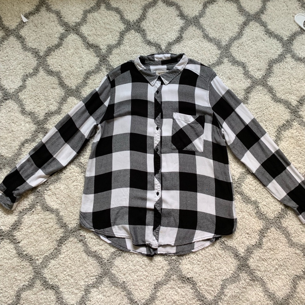 Arizona jean black and white flannel